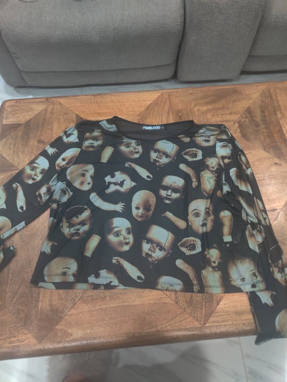 Foxblood broken dolls top size 4xl new